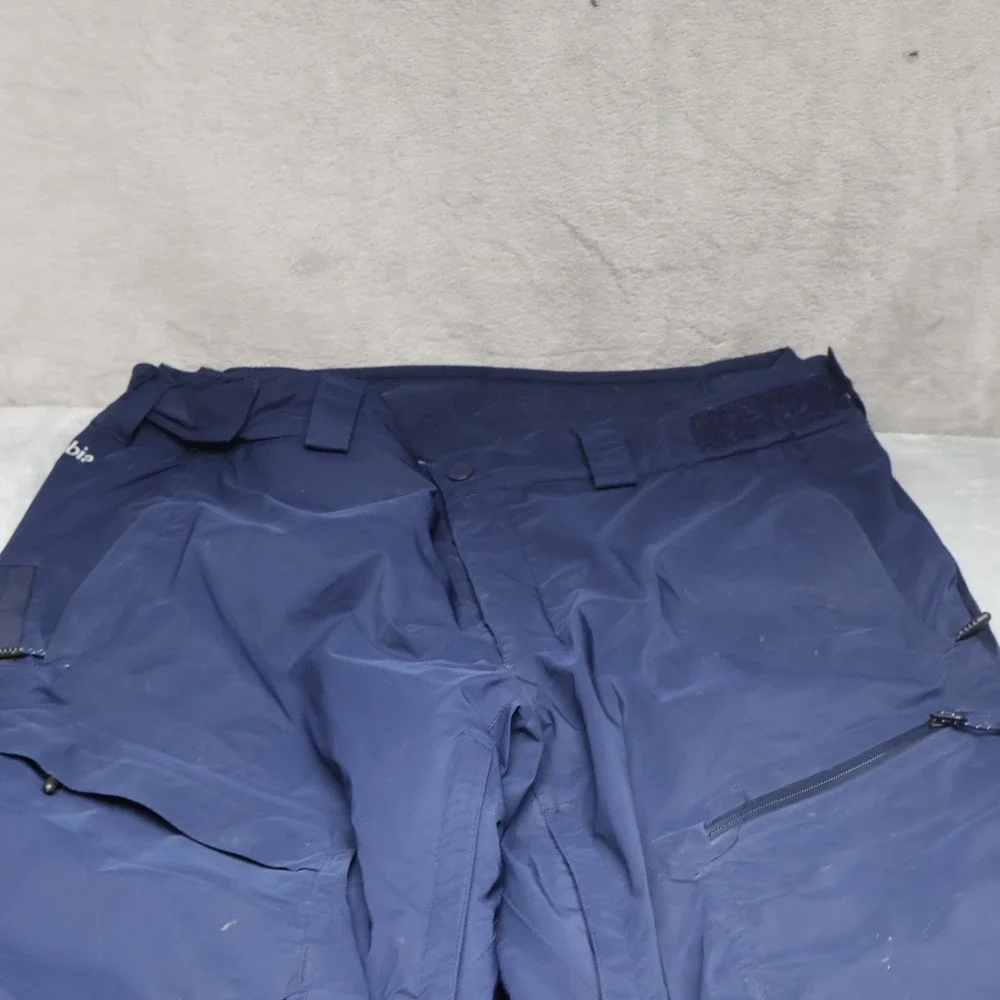 Columbia Snow Pants Mens XL Blue Wild Card Omni Heat Winter‎ Ski Insulated 40x31